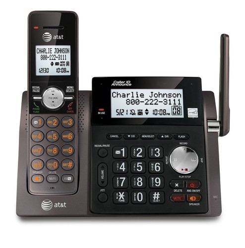 Cordless answering system with caller ID/call waiting - view 1